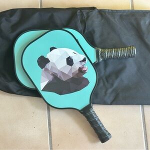 Panda Pickleball Paddles, bag & 4 balls